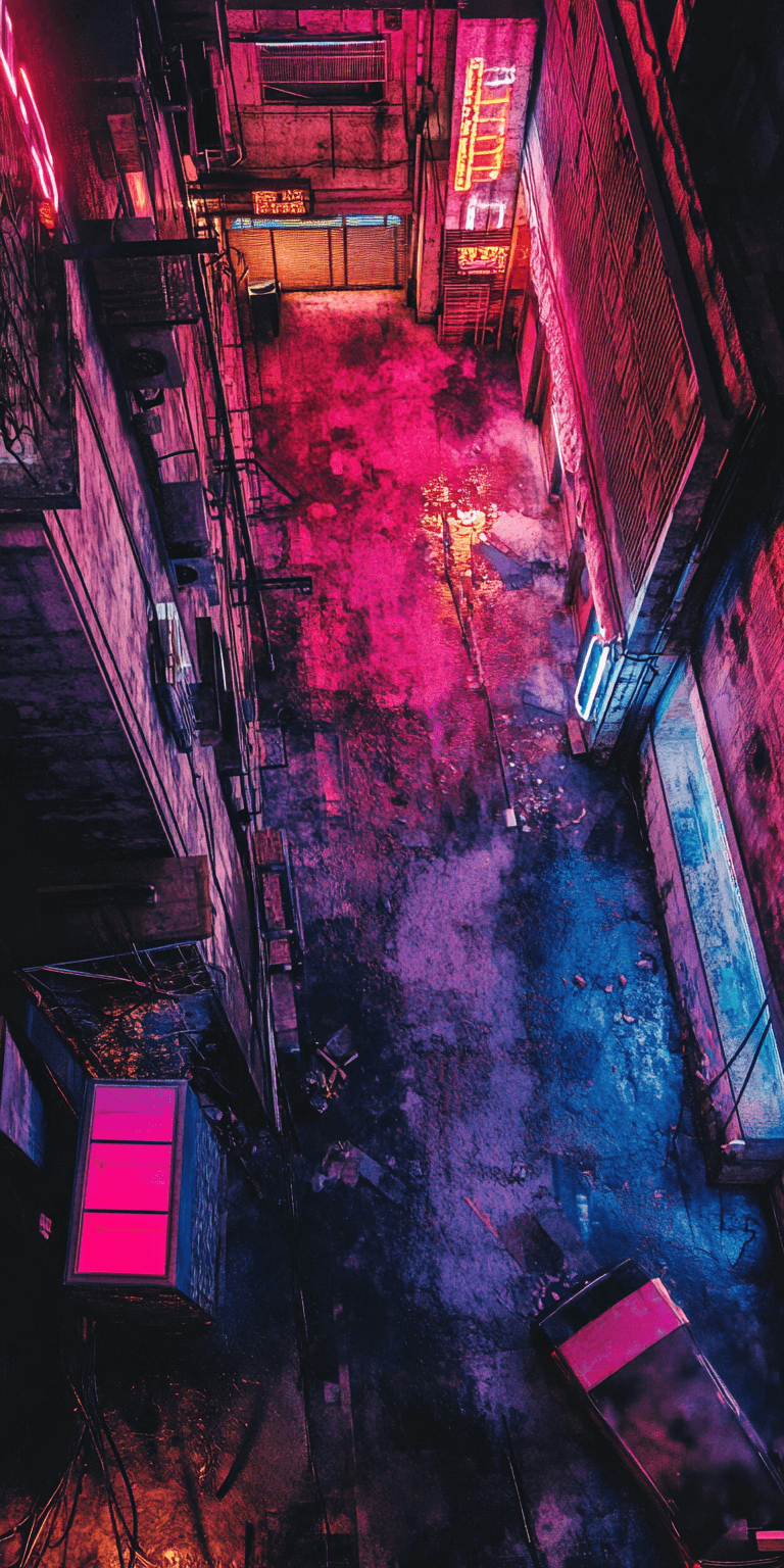 Sci-fi Blade Runner Background